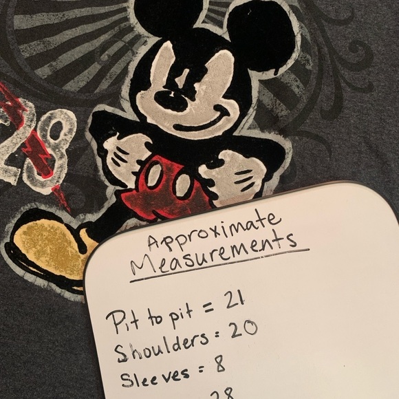 Vintage Mickey Mouse TShirt Mens XL Gray Disney Store Legend Charcoal - Picture 3 of 3